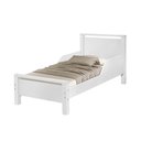 Ver imagem 1 de Cama Infantil Meli com Pés em Madeira e Colchão Incluso para Criança