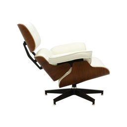 Poltrona Charles Eames (assento) Branco Rivatti - 3