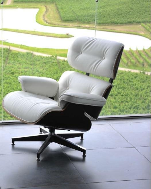 Poltrona Charles Eames (assento) Branco Rivatti - 6