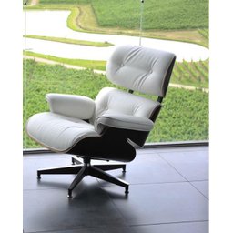 Poltrona Charles Eames (assento) Branco Rivatti - 6