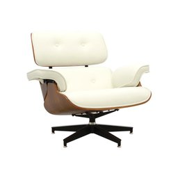 Poltrona Charles Eames (assento) Branco Rivatti - 1