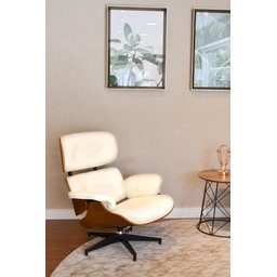 Poltrona Charles Eames (assento) Branco Rivatti - 7