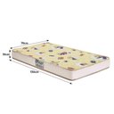 Ver imagem 7 de Dormitório Infantil Júnior 4 Portas, Cômoda e Berço Uli Branco Brilho com Colchão Supreme - Mó