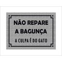 Ver imagem 1 de Tapete Capacho Não Repare a Bagunça a Culpa É do Gato