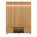 Ver imagem 3 de Rack com Painel para TV até 85" 1 Prateleira 1 Porta Vidro Reflecta e LED Neon Float 178cm –