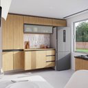 Ver imagem 2 de Cozinha Modulada 5 Peças 3 Aéreos 1 Balcão 1 Paneleiro Nara CabeCasa MadeiraOriginals