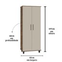 Ver imagem 3 de Organizador Lisboa Cor:canela Off White - Mizza Decor