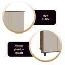 Ver imagem 4 de Organizador Lisboa Cor:canela Off White - Mizza Decor