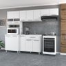 Kit Cozinha Vitoria Plus Móveis Paraná Cor Branco - 1