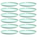 Ver imagem 1 de 12 Bandejas Redondas 28cm Verde Menta Servir Doces Salgados Bubble Crippa Bar Restaurante