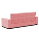 Ver imagem 5 de Sofá Cama 02 Lugares Lisboa Suede Pés De Madeira Cor Rose