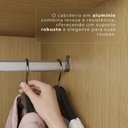 Ver imagem 6 de Guarda-Roupa Casal 6 Portas 6 Gavetas 100% MDF Órion Plus Marrom/Jequitiba