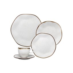 Aparelho de Jantar 20 Peças Ceramica Ryo Maresia Oxford - 1