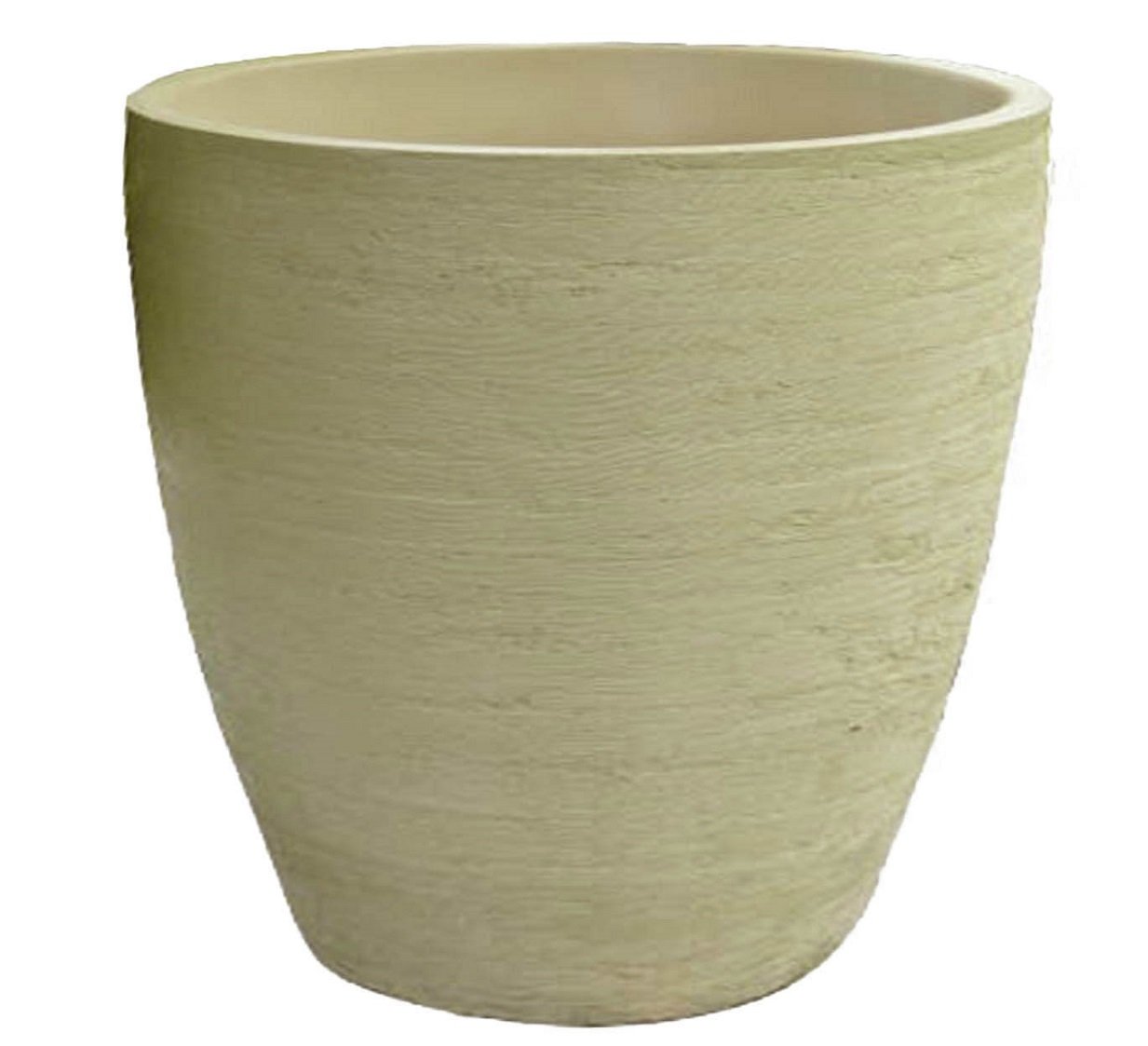 Vaso Planta 40x40 Oval Moderno Polietileno - BEGE CASTANHA 012 - 1