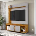 Ver imagem 1 de Estante para Tv até 65 Polegadas Maragogi 2 Portas Naturalle/off White - Móveis Bechara