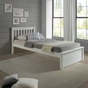 Ver imagem 1 de Cama Solteiro Inglesa Peseira Fechada Mv Outlet Branco