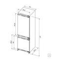 Ver imagem 3 de Refrigerador Tramontina de Embutir e Revestir 250 Litros 220v
