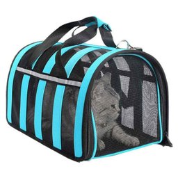 Bolsa Transporte Gato Cachorro Cao Pet Faixa Refletiva Pequeno Porte Animal de Estimaçao Segurança C - 2