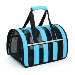 Bolsa Transporte Gato Cachorro Cao Pet Faixa Refletiva Pequeno Porte Animal de Estimaçao Segurança C - 15