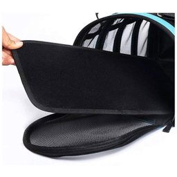 Bolsa Transporte Gato Cachorro Cao Pet Faixa Refletiva Pequeno Porte Animal de Estimaçao Segurança C - 4
