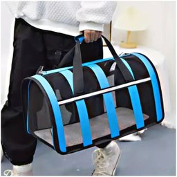 Bolsa Transporte Gato Cachorro Cao Pet Faixa Refletiva Pequeno Porte Animal de Estimaçao Segurança C - 10