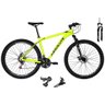 Bicicleta Aro 29 Absolute Nero 4 Câmbios Shimano 24v Garfo com Trava no Ombro Pneu Faixa Bege - - 1