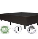 Ver imagem 5 de Cama Box Báu Base Solteiro. Suede Cinza