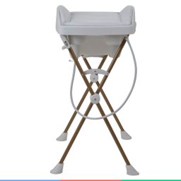 Banheira Banho Bebê Burigotto Tchibum Polar Com Suporte e Trocador - 8