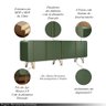 Conjunto Decorativo 1 Cristaleira e 2 Buffets Texas/virginia/bambino Verde Pistache G26 - Gran Belo - 4