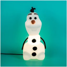 Luminária Abajur mesa Grande Olaf Frozen Boneco Neve Disney - 6