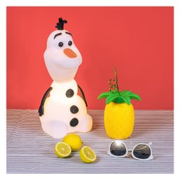 Luminária Abajur mesa Grande Olaf Frozen Boneco Neve Disney - 2