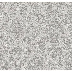 Papel de Parede Serendipity 2 Damask Cinza Sr210102