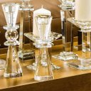 Ver imagem 2 de CASTIÇAL 20x5x5cm CRISTAL TRANSPARENTE