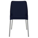 Ver imagem 6 de Cadeira Tramontina Vanda em Polipropileno com Pernas de Alumínio Azul Yale