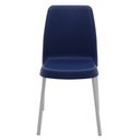 Ver imagem 2 de Cadeira Tramontina Vanda em Polipropileno com Pernas de Alumínio Azul Yale