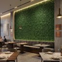 Ver imagem 3 de 15 Placas Grama Artificial Jardim Vertical Parede Verde 3d Decoração Interna Folhagem