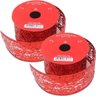 Kit 10 Fitas Aramada Gliter Vermelho Enfeite Natalino 3m 5cm - 2