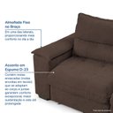 Ver imagem 5 de Sofá de Canto Retrátil Chaise Lado Esquerdo 4 Lugares Nest CabeCasa MadeiraOriginals Marrom