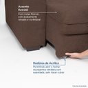 Ver mais imagens de Sofá de Canto Retrátil Chaise Lado Esquerdo 4 Lugares Nest CabeCasa MadeiraOriginals Marrom