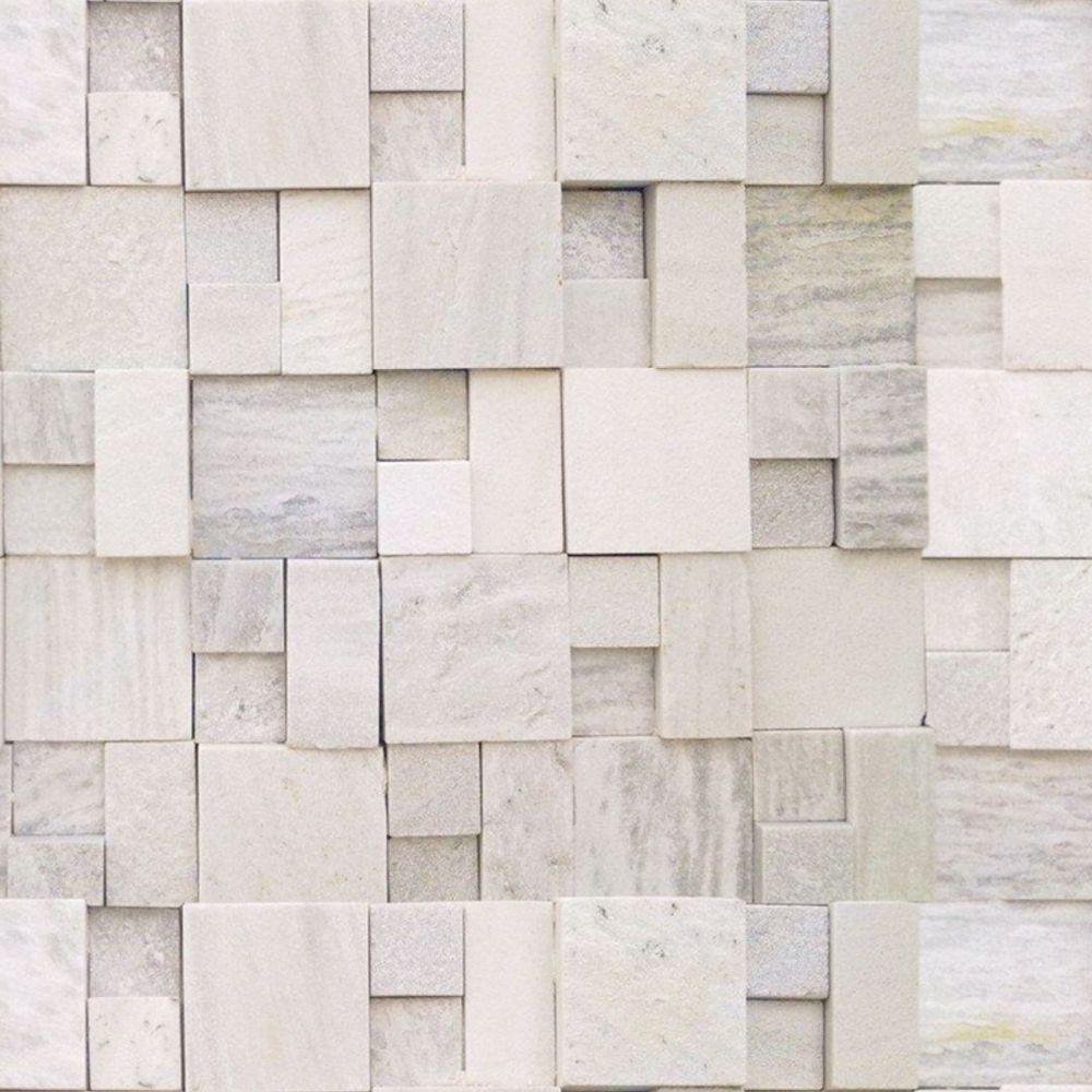 Papel de Parede Adesivo Pedra Lavável Sala Quarto Cozinha 1,5m - 7