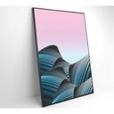 Ver imagem 5 de Quadro Abstrato Azul E Verde 80x120 Cm Tecido Canvas