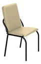 Ver imagem 2 de Kit 4 Cadeiras Malibu Corino Creme Tubo Martelado