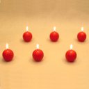 Ver imagem 2 de 10 Vela Bolinha Vermelha 7 Horas Romântico Bola P Namorados