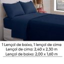 Ver imagem 2 de Jogo Lençol Microfibra Cama Queen 4 Peças Paco Milano