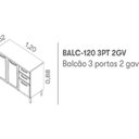Ver mais imagens de Cozinha Modulada em Aço 5 Peças 12 Portas 2 Gavetas New Premium Itatiaia Branco