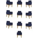 Ver imagem 1 de Kit 10 Poltronas Reforçada - Azul Marinho