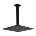 Ver imagem 1 de Ducha Ultra Slim Quadrado 25x25 Black Com Braço Suporte Teto