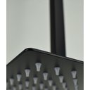 Ver imagem 6 de Ducha Ultra Slim Quadrado 25x25 Black Com Braço Suporte Teto