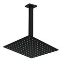 Ver imagem 5 de Ducha Ultra Slim Quadrado 25x25 Black Com Braço Suporte Teto