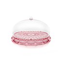 Ver imagem 2 de Prato para Bolo com Domo Small em Bio Plástico Não Fóssil, Ø30cm-vanity-aria - Flamingo Pink-guzzini